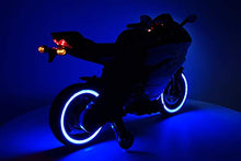 Load image into Gallery viewer, Street Racer 12V Battery Power Motorized Electric Kids Ride-On Motorcycle Bike + EVA Foam Rubber LED Wheels + Leather Seat + MP3 Music Player + Spring Shock Suspension + Training Wheels (Red)
