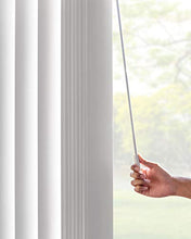 Load image into Gallery viewer, CHICOLOGY Vertical Blinds , Door Blinds , Blinds & Shades , Blackout Blinds ,Window Shade , Vertical Blinds for Sliding Doors , Sliding Blinds Oxford White (High Quality Vinyl) 78"W X 84"H