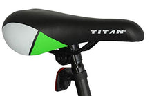 Load image into Gallery viewer, TITAN Pathfinder Elite, Green, Silver and White 26” Full Suspension Unisex MTB, high-tensile Steel Frame and Alloy Fork, V-Style Braking System, Double Wall Alloy Rims, 21 Speed Shimano Gear System.
