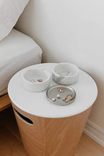 Load image into Gallery viewer, Umbra 299470-491 Tesora Jewelry Box, Two-Tier Resin Storage Container with Removable Lid, Marble/Nickel