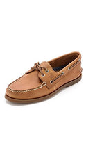 Load image into Gallery viewer, Sperry Mens A/O 2-Eye Boat Shoe, Sahara, 12