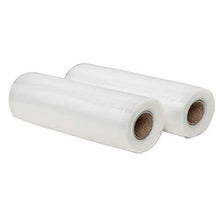 Load image into Gallery viewer, Nutri-Lock Vacuum Sealer Bags. 2 Rolls 11x50. Commercial Grade Food Saver Bags Rolls. Nutri-lock Bags Work with Foodsaver. Perfect for Sous Vide.