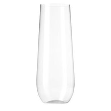 Load image into Gallery viewer, 48 Pack Stemless Plastic Champagne Flutes Disposable 9 Oz Clear Plastic Toasting Glasses Shatterproof Recyclable and BPA-Free