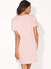 Load image into Gallery viewer, Smart & Sexy Women's V-Neck Oversized Sleep Shirt, Blushing Rose (Love), S