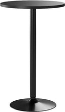 Load image into Gallery viewer, Winsome Obsidian Pub Table Round Black Mdf Top with Black Leg And Base - 23.7-Inch Top, 39.76-Inch Height