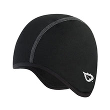 Load image into Gallery viewer, BALEAF Thermal Skull Cap for Men Women Winter Hats Helmet Liner Cold Weather Running Gear Ski with Ear Cover Black Black