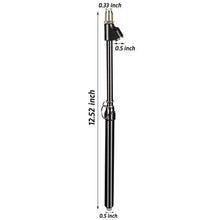 Load image into Gallery viewer, WYNNsky Heavy Duty Straight-on Dual Head Air Pressure Gauge, Extended Tube Construction for General Applications(10-150PSI)