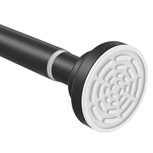 Load image into Gallery viewer, TEECK Shower Curtain Rod, 26-39 Inch Adjustable Tension Spring, Shower Rod, Premium 304 Stainless Steel, Anti-Slip, No Drilling, No Rust, Never Collapse, for Bathroom, Black, Easy to use
