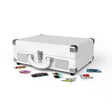 Load image into Gallery viewer, Victrola VSC-400SB-CNV Bluetooth Suitcase Turntable Canvas - Stickers (White)