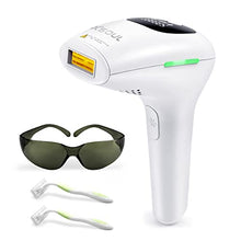 Load image into Gallery viewer, XSOUL At-Home IPL Hair Removal for Women and Men Permanent Hair Removal 500,000 Flashes Painless Hair Remover on Armpits Back Legs Arms Face Bikini Line, Corded