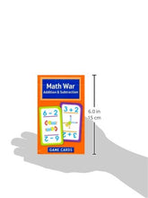 Load image into Gallery viewer, School Zone - Math War Addition & Subtraction Game Cards - Ages 6 and Up, Kindergarten, 1st Grade, 2nd Grade, Math Games, Numbers, Addition & Subtraction Facts, Early Math, and More