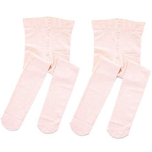 Load image into Gallery viewer, STELLE Girls' Ultra Soft Pro Dance Tight/Ballet Footed Tight (Toddler/Little Kid/Big Kid), 2-BP, M
