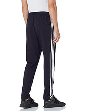 Load image into Gallery viewer, adidas Men's Standard Essentials Single Jersey Tapered Open Hem 3-Stripes Pants, Legend Ink/White, Large