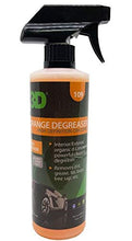 Load image into Gallery viewer, 3D Orange Degreaser Citrus Cleaner | Safe, Green and Organic Multi-Use Cleaner for Interior & Exterior Use | Removes Grease & Grime | Use on Plastic, Cloth, Vinyl, Metal, Leather & Carpet (16 oz.)