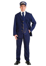 Load image into Gallery viewer, North Pole Train Conductor Costume for Adults Small