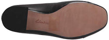 Load image into Gallery viewer, Clarks Women's Marilyn Sara Pump, Black Leather/Synthetic Combination, 8.5