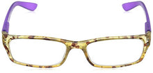 Load image into Gallery viewer, Peepers by PeeperSpecs Mocha Almond Chip Rectangular Reading Glasses, Tortoise/Purple, 49 mm + 2.5