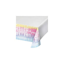Load image into Gallery viewer, Tie Dye Party Paper Tablecloth, 1 ct