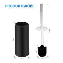 Load image into Gallery viewer, Premium Toilet Brush and Holder,Toilet Bowl Brush with 304 Stainless Steel Long Handle, Hidden Toilet Brush with Durable Scrubbing Bristles for Bathroom Deep Cleaning