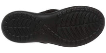 Load image into Gallery viewer, crocs Women's Capri V Sequin W Flip Flop, Black, 9 M US