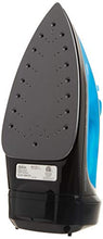 Load image into Gallery viewer, Sunbeam Steam Master 1400 Watt Mid-size Anti-Drip Non-Stick Soleplate Iron with Variable Steam control and 8' Retractable Cord, Black/Blue, GCSBCL-202-000