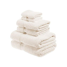 Load image into Gallery viewer, SUPERIOR Solid Egyptian Cotton 6-Piece Towel Set