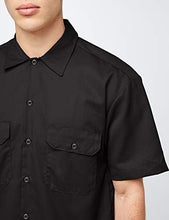 Load image into Gallery viewer, Dickies Men's Big-Tall Short-Sleeve Work Shirt,Black,5X