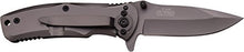 Load image into Gallery viewer, TF-848-MC Tac Force TF-848 Spring Assist Folding Knife, Grey Titanium Straight Edge Blade, Grey Handle, 3.5" Closed