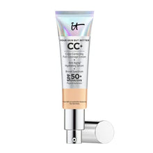 Load image into Gallery viewer, IT Cosmetics Your Skin But Better CC+ Cream, Medium (W) - Color Correcting Cream, Full-Coverage Foundation, Hydrating Serum & SPF 50+ Sunscreen - Natural Finish - 1.08 fl oz
