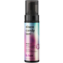 Load image into Gallery viewer, b.tan Self Tanner | Disco Candy Tan Self Tanning Mousse - Fast, Dark Self Tan That Parties as Hard as You, Candy-Scented, Sweat-Proof & Transfer Resistant, Vegan, Cruelty + Paraben Free, 6.7 fl oz