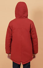 Load image into Gallery viewer, maoo garden Boys Winter Coat Kids Heavyweight Sherpe Lined Jacket Cotton Windproof Anorak Jacket Red 7-8Y