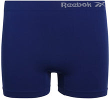 Load image into Gallery viewer, Reebok Girls? Underwear - Seamless Cartwheel Shorties (3 Pack), Size X-Large, Blue/White/Black