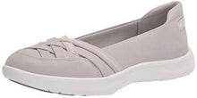 Load image into Gallery viewer, Clarks womens Adella Poppy Sneaker, Light Grey Textile, 8 US