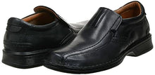 Load image into Gallery viewer, Clarks Men's Escalade Step Slip-on Loafer- Black Leather 9.5 D(M) US
