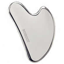 Load image into Gallery viewer, ROISOOT Upgrade Gua Sha Stainless Steel Tool for Face , Massage Scraper for Facial Skin Care with Red Travel Pouch