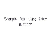 Load image into Gallery viewer, Sharpie Felt Tip Pens, Fine Point, Black, 2 Count