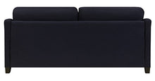 Load image into Gallery viewer, Serta Carmina Contemporary Upholstered 75" Living Room Sofa, Modern Couch for Two or Three, High Plush Seat Cushions and Back Pillows, Easy Assembly, Navy Blue