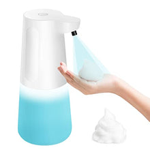 Load image into Gallery viewer, Wisekoti New Generation of Automatic Foaming Soap Dispenser, Electric and Rechargeable, Touchless Foam Soap Dispenser for Kitchen Sink & Bathroom Countertop, Dish Soap Dispenser, Hand Soap Dispenser