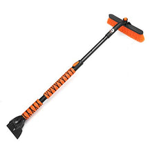 Load image into Gallery viewer, MATCC Car Snow Brush Removal Extendable with Ice Scraper and Foam Grip Detachable Snow Mover for Car Auto SUV Truck Windshield Windows