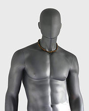 Load image into Gallery viewer, Tigers Eye Handmade Beaded Necklace for Men Natural Stone Jewelry