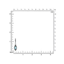 Load image into Gallery viewer, Silvershake 2.74ct. Genuine Blue Topaz 925 Sterling Silver Balinese Style Leverback Dangle Earrings