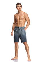 Load image into Gallery viewer, Flytop Mens Swim Trunks Quick Dry Board Shorts with Zipper Pockets Bathing Suit Grey