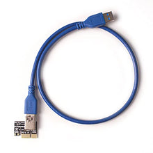 Load image into Gallery viewer, Dracaena PCIE Riser Adapter Card for GPU Crypto Mining16X to 1X (6pin/ MOLEX/SATA Powered) LED Status + 60cm USB 3.0 Cable (GPU Ethereum Mining) (6 pcs per Pack)