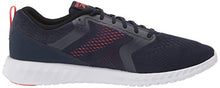 Load image into Gallery viewer, Reebok Men's Sublite Prime Running Shoe, Collegiate Navy/White/Vivid Orange, 6.5 M US