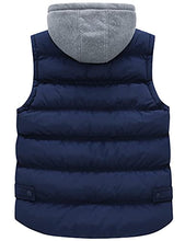 Load image into Gallery viewer, Wantdo Women's Insulated Hooded Winter Sleeveless Vest Puffer Coat Blue X-Large