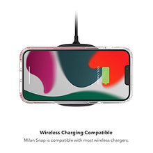 Load image into Gallery viewer, ZAGG Gear4 Milan Snap Case - MagSafe Compatible Clear Case with Beautiful Detailing - for Apple iPhone 13 Pro Max - Rose,702008222