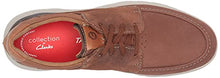 Load image into Gallery viewer, Clarks Men's Gaskill Low Sneaker, Dark Tan Combination, 10.5 Wide