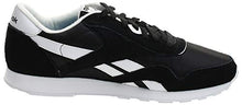 Load image into Gallery viewer, Reebok Men's Classic Nylon Sneaker, Black/White, 10.5