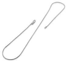 Load image into Gallery viewer, Pori Jewelers 925 Sterling Silver Italian Magic Snake Chain Necklace - 16"-30" (16.00, 0.85MM)
