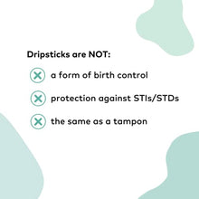 Load image into Gallery viewer, Dripstick Absorbing Sponge For Women - Awkward Essentials Dripstick 10 Pack of Sterile Post Coitus Sponges for Feminine Care and Hygiene